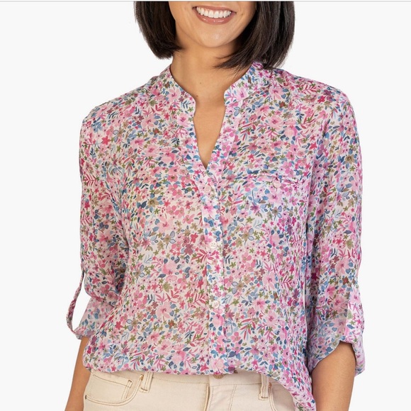 Kut from the Kloth Tops - Kut from the Kloth Multicolor Floral Blouse NWOT